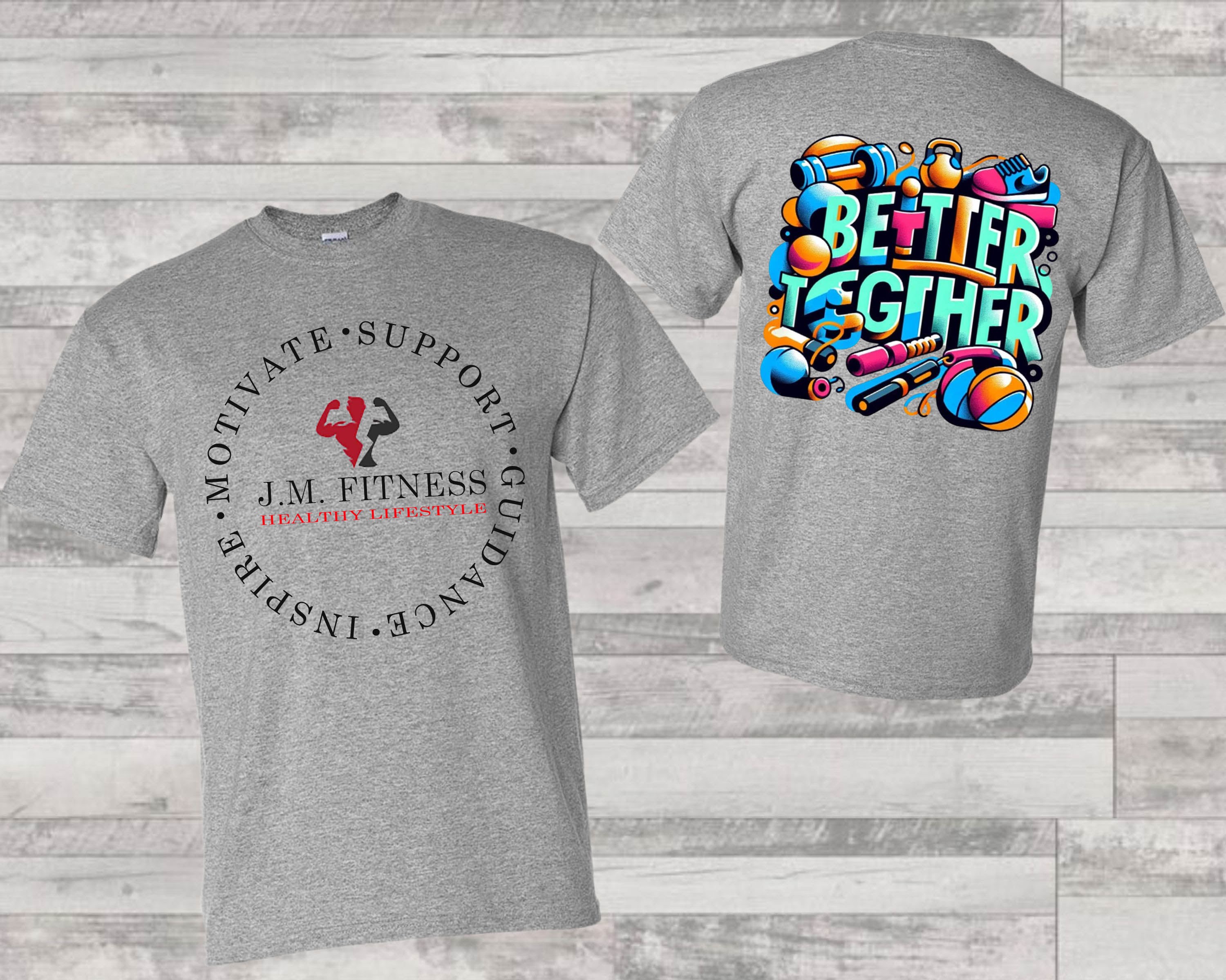 GREY- BETTER TOGETHER T SHIRT UNISEX